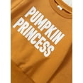 thumbnail image 5 of Halloween Sweatshirts for Toddler Girls Long Sleeve Crewneck Letter Print Pullover Tops, 5 of 8