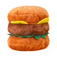 thumbnail image 1 of Pet Plush Toy, Hamburger Shaped Toy For Indoor Dogs, Interactive Dog Chew Toy, Dog Squeaky Toy, 1 of 4
