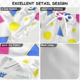 thumbnail image 2 of FORMRS Boys Swim Trunks Quick Dry Mesh Liner Boardshorts Sizes XS-XL, Yellow Retro Round, 2 of 7