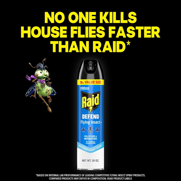 Raid Defend Flying Insect Killer, Outdoor Fresh, 20 oz photo 6