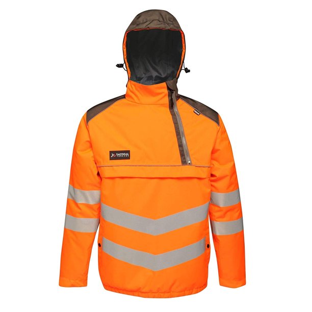 Regatta - Chaqueta bomber reflectante impermeable Tactical para hombre caballero (Naranja/Gris) Regatta UTRG3988_orangegrey