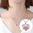 thumbnail image 2 of LKWLPD Little Sister Necklace From Big Sister Crystal Heart Pendant Necklace Charm Crystal Heart Necklaces Little Sis Matching Jewelry, 2 of 6
