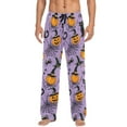 thumbnail image 7 of FORMRS Mens Pajama Pants with Pockets Sleepwear Lounge Bottoms Sizes S-2XL, Halloween Pumpkin, 7 of 7