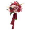 thumbnail image 3 of Ramo de novia BLESIY flores rosas artificiales para boda rojo, 3 of 8