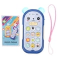 thumbnail image 2 of Teléfono de juguete para niños, teléfono de juguete para bebés, teléfono de simulación, teléfono de juguete educativo, uso conveniente, 2 of 14