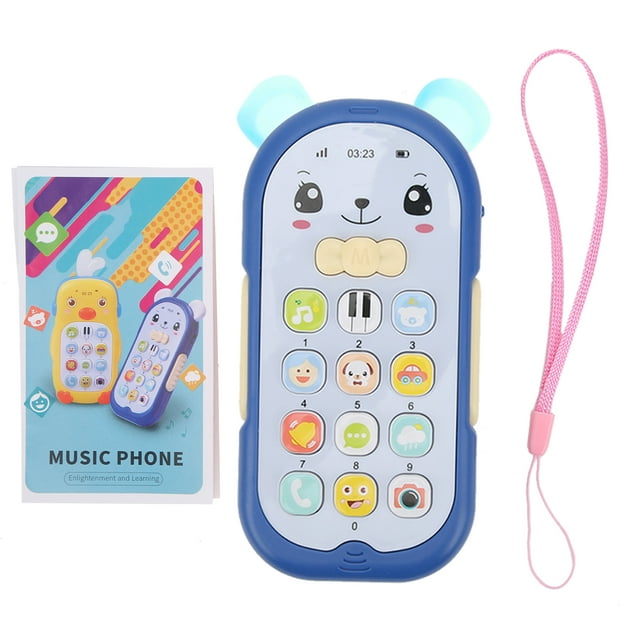 Juguete educativo para teléfono, juguete para teléfono para bebé, simulación de teléfono para niños, juguete telefónico, tecnología avanzada