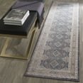 thumbnail image 2 of SAFAVIEH Sofia Raschelle Border Runner Rug, Light Grey/Beige, 2'2" x 10', 2 of 6