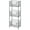 Graphite, variant on mDesign Steel Freestanding 3-Tier Storage Organizer Tower, Baskets - Dark Gray