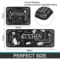 thumbnail image 2 of Kitchen Supplies Bowl Rugs Set of 2 Front Designer 47x17 Inch Mat, 2 of 5