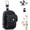 Black, variant on Leather Mini Backpack Keychain,Compact Organizer with Carabiner Clip,Multifunctional PU Mini Purse with Carabiner Clip