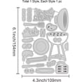thumbnail image 3 of Metal BBQ Grilling Tools Cut Dies Summer Travel Embossing Template Die Party Cuts for Card Scrapbooking and Die Sets for Card DIY Craft, 3 of 6