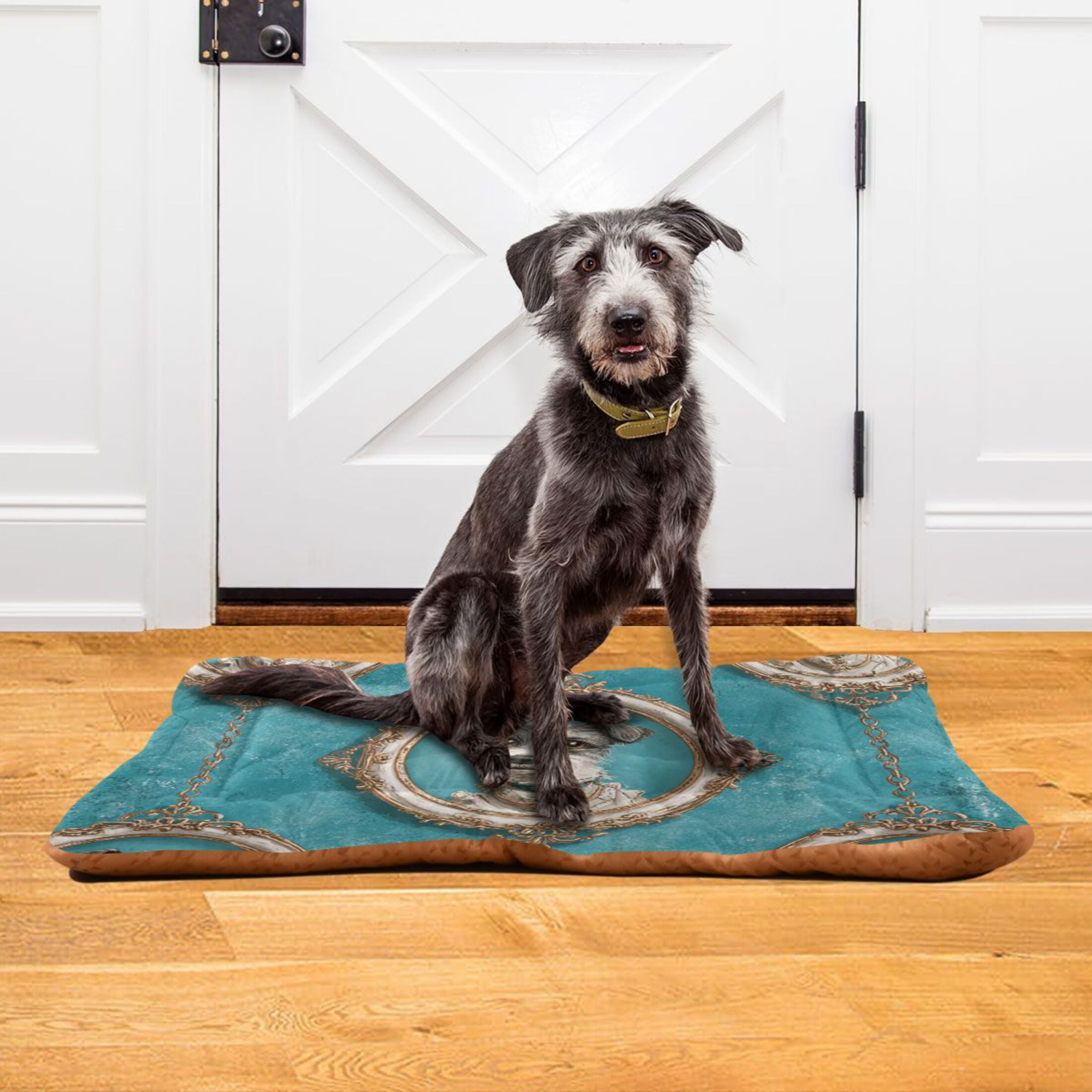 Cozy Mat Pet Bed Indoor Outdoor Warm Soft For Cat Dog Puppy(S/M) Portrait Frames and Gold Chains
