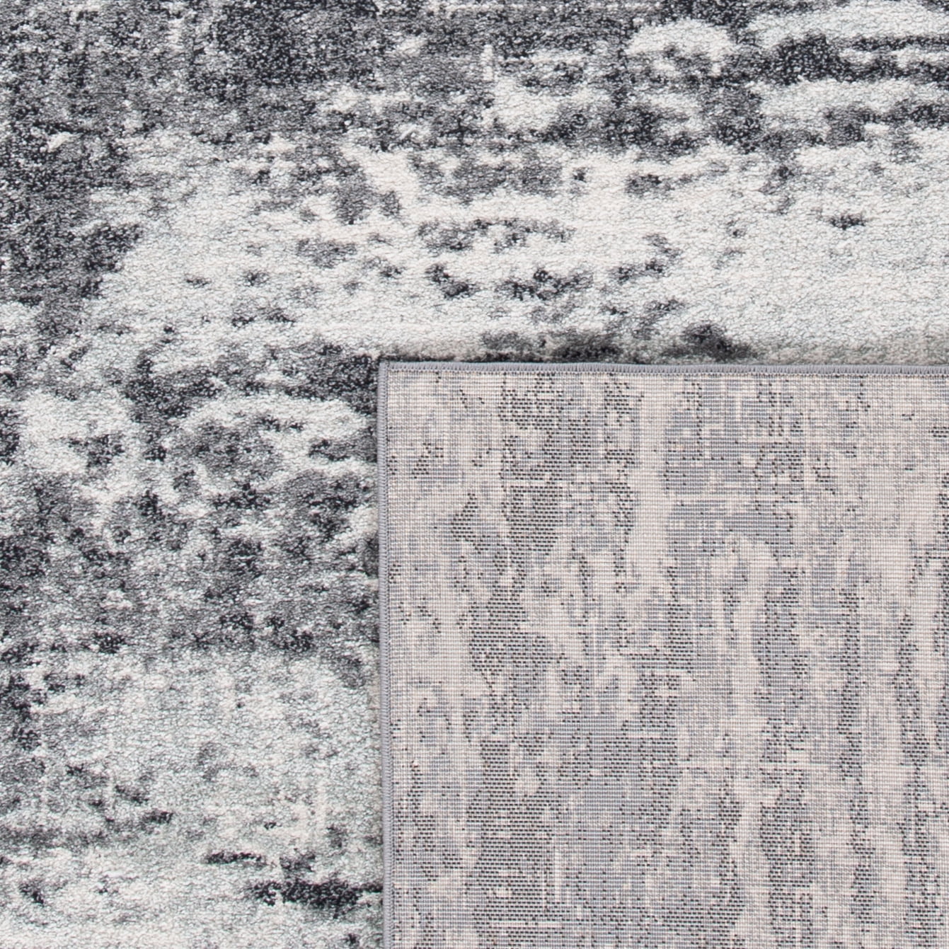 SAFAVIEH Evoke Frosina Abstract Area Rug, Ivory/Gray, 4' x 6'