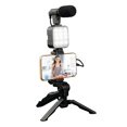 thumbnail image 2 of Vlogging Kit Phone Holder with LED Light and Tripod Stand, 2 of 3