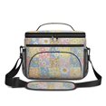 thumbnail image 2 of Lunch Box Pioneer Flower Floral Print Pattern Insulated Lunch Bag for Women Men,Medium Leakproof Lunchbox Cooler Bag Adjustable Strap,10 X 6.7 X 8 Inches, 2 of 6