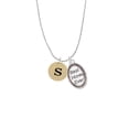 thumbnail image 2 of Delight Jewelry Goldtone Disc 1/2'' Initial - s - Best Mom Ever Charm Necklace, 2 of 4