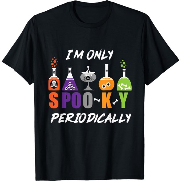 Science Halloween T-Shirt Funny Spooky Periodic Table Tee
