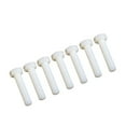 thumbnail image 4 of Pack 50pcs Sharpla M5 Tornillos Tornillos hexagonales Tornillo de cabeza de rosca hexagonal de plástico Blanco M5 x 25 mm, 4 of 8