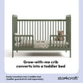 thumbnail image 6 of Storkcraft Pasadena 3-in-1 Convertible Baby Crib, Olive, 6 of 14