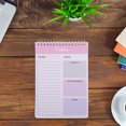 thumbnail image 4 of HEANUJJ To Do Notepad Memo Pad Assorted Color Paper Daily Schedule 1Pack, 4 of 6