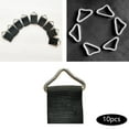 thumbnail image 4 of jinwen Triangle Accessories Spring Buckles with Webbing for Kids Trampoline 10 and 10 Type2, 4 of 8
