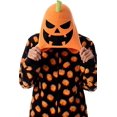 thumbnail image 5 of Just Love Adult Onesie Pumpkin Halloween Pajamas - Jack-O-Lantern (Small), 5 of 5