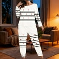 thumbnail image 1 of TaTaai Women's Valentine's Day Plus Size Printed Loungewear Set, Long Sleeve Top and Pants, Casual Sleepwear Two Piece Gift, 1 of 6