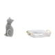 thumbnail image 5 of Estatua De Gato, Figura Decorativa De Resina, Organizador Coleccionable Para Entrada, Estantería, Sala De Estar, Dormitorio, Bandeja Para Guardar Joyas, Escultura Nórdica Rectangular Para, 5 of 8