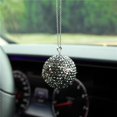 thumbnail image 4 of Bonita de cristal para discoteca, colgante de coche para decoración de automóviles, adorno, espejo , accesorios interiores para brillante shamjiam colgante de coche, 4 of 7