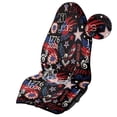 thumbnail image 4 of KUIFORTI 1776-2026 250 Years Towel Car Seat Cover Waterproof Easy Installation Car Sport Towel Seat Cushion Fit Fit for Car SUV Van for Athletes, Gym, Yoga, Beach, 4 of 7