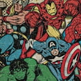 thumbnail image 3 of Northwest Avengers Woven Tapestry Throw Blanket, 48" x 60", Retro Heroes, 3 of 5