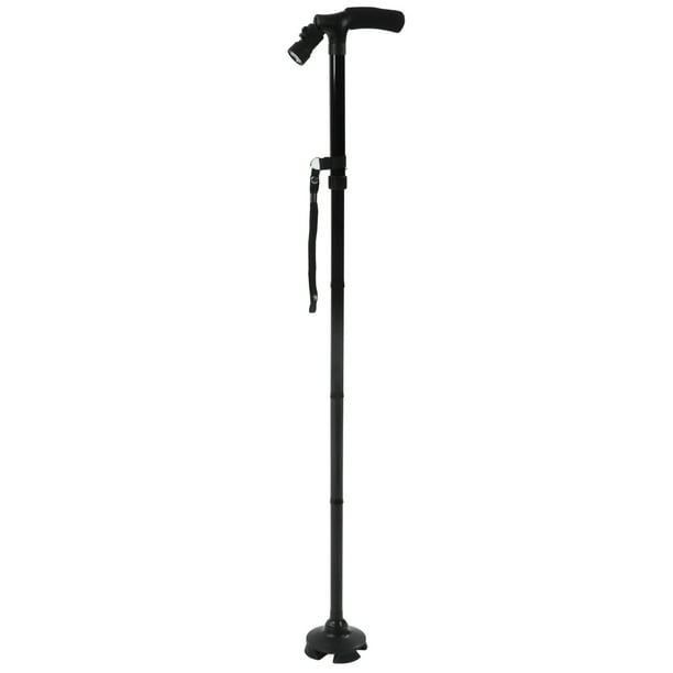 Cane,Aluminum Alloy Telescopic Crutches Walking Cane Walking Stick