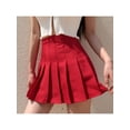 thumbnail image 3 of Women Girls Student College Style Basic Versatile Pleated Skirt, 3 of 5