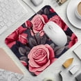 thumbnail image 2 of Rose 8.3x9.8 Inch Square Non-Slip Rubber Bottom Mouse Pad, Desk Pad, Desk Mat - Printed Design for Office and Gaming, 2 of 6