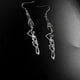thumbnail image 5 of Pendientes colgantes góticos vintage punk con calavera de murciélago y mariposa, exquisitos, 5 of 5