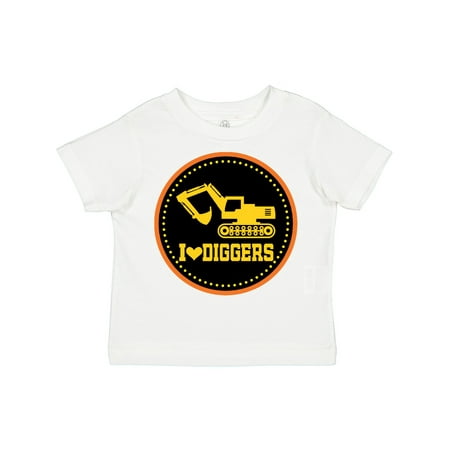 

Inktastic Digger Construction Truck Boys Gift Toddler Boy Girl T-Shirt