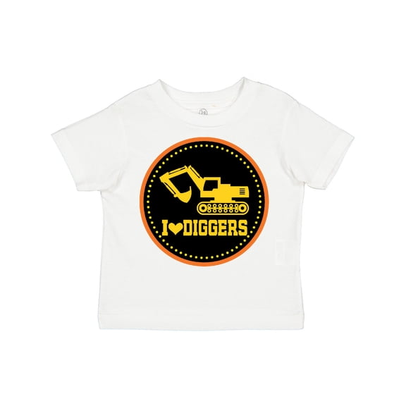 Inktastic Digger Construction Truck Boys Boys Toddler T-Shirt
