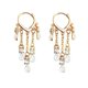 thumbnail image 2 of Censtreet Long Shape Fringed Crystal Earrings Water Drop Shape Hypoallergenic Dangle Earrings Jewelry For Women Ladies Fashion Earrings, 2 of 5