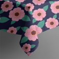thumbnail image 5 of Pioneer Flower Floral Print Pattern Square Tablecloth, Waterproof Wipeable Spillproof Washable Table Cover for Home Kitchen Party Decor, 42"x42", 5 of 6