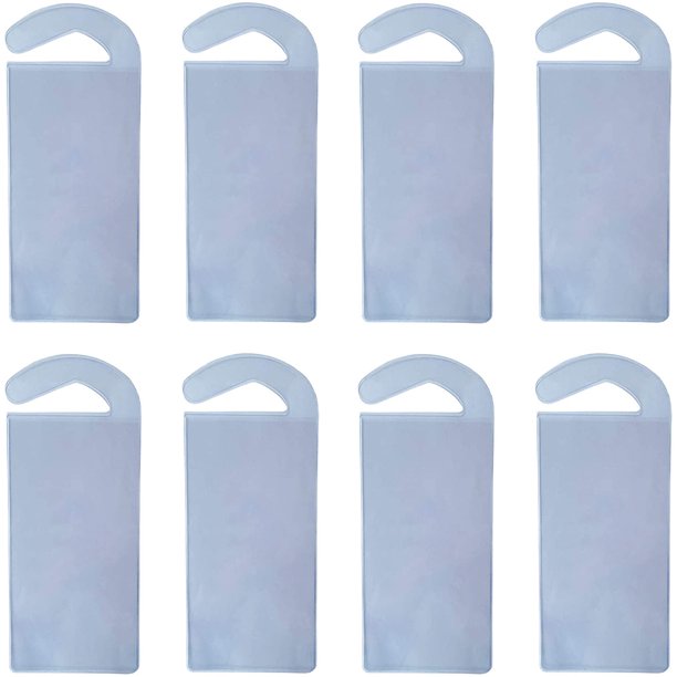 8 Pack Handicap Parking Placard Hanger Holder Disabled Parking Tag