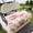 LightPink, variant on Golf Cart Seat Covers for 2 Seater,Pink Mushroom Microfiber Cart Seat Towel Blanket,Spring Botanical Elegant Summer Floral Absorbent Breathable Non Slip Bench Seats Protector for Golf Course 51"x31"