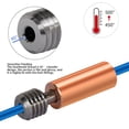 thumbnail image 3 of Kit Hotend Para Impresora 3D, Ajuste Preciso Garganta M6 300 Grados Celsius Extrusora De Bloque Calefactor Kit De Extremo Caliente Preensamblado Para 4 4 Pro, 3 of 7