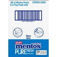 thumbnail image 4 of Mentos Pure Fresh Sugar-Free HP29 Chewing Gum with Xylitol, Fresh Mint, 120 Piece Bulk Resealable Bag (Pack of 1), 4 of 5