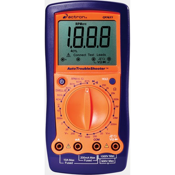 Actron CP7677 2.7" LCD Auto Troubleshooter Digital Multimeter & Engine Analyzer