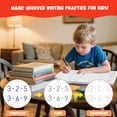 thumbnail image 6 of Magic Grooved Writing Practice for Kids Ages 3-8, Reusable Grooved Handwriting Workbooks，Large-Scale Writing Workbook, Kindergarten Workbook, 10.24 x 7.29 inches (7 Books + Pens), 6 of 7