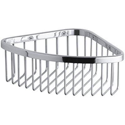 KOHLER K-1896-S Medium Shower Basket, Polished Stainless