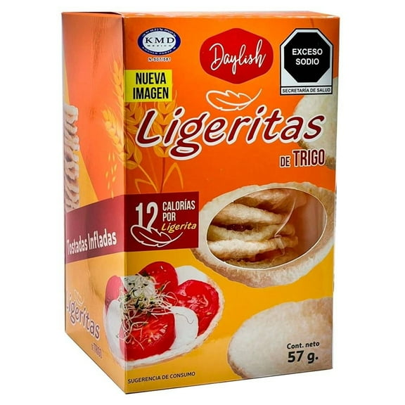 Tostadas ligeritas de trigo Daylish 57 g