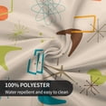 thumbnail image 6 of Mid Century Modern Atomic Retro Tablecloth Round Table Cloths Washable Holiday Table Cover Decorative for Kitchen Dinner Party One Size, 6 of 6
