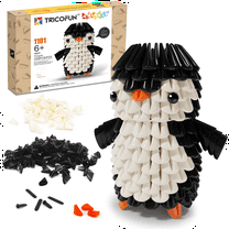 TRICOFUN Animals Soft Building Blocks Interactive Building Toy Pengo the Penguin 1101-PENGUIN