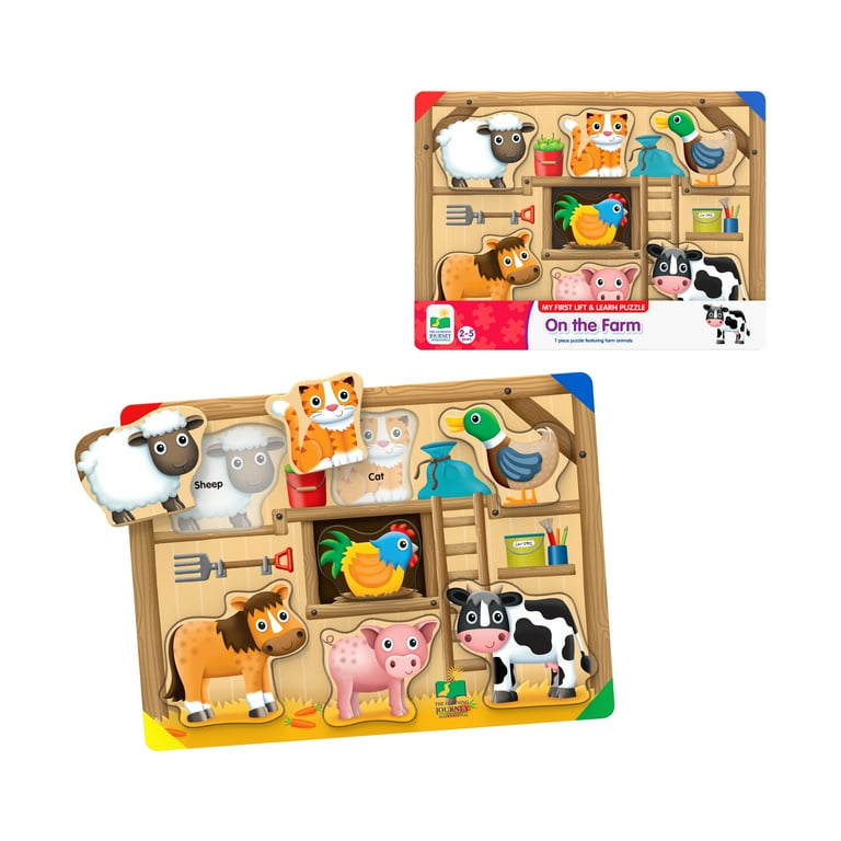The Learning Journey My First Farm Puzzle - 7 Pcs, Eco-Friendly